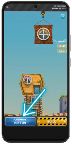 Tower Rush casino game detailed statistics withdrawal of winnings