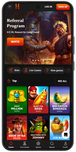 Tower Rush casino game start page